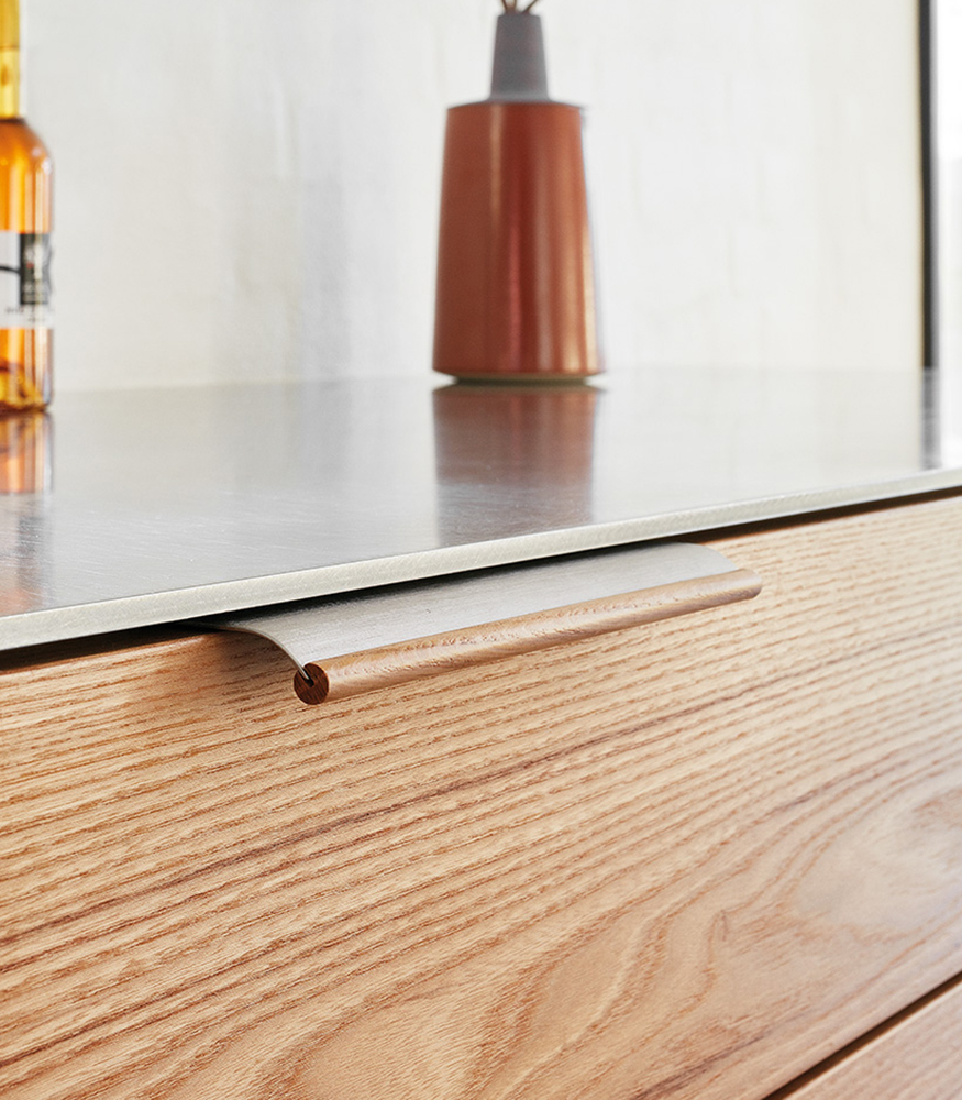 Möbelgriffe aus Aluminium - EDGE WOOD