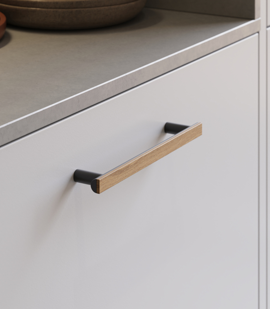 Möbelgriffe aus Holz FSC 100 % / Zinkdruckguss - BIS