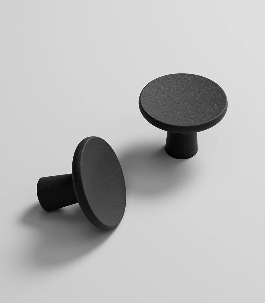 Möbelknopf aus OceanIX Plastik – PLATO Tumbled